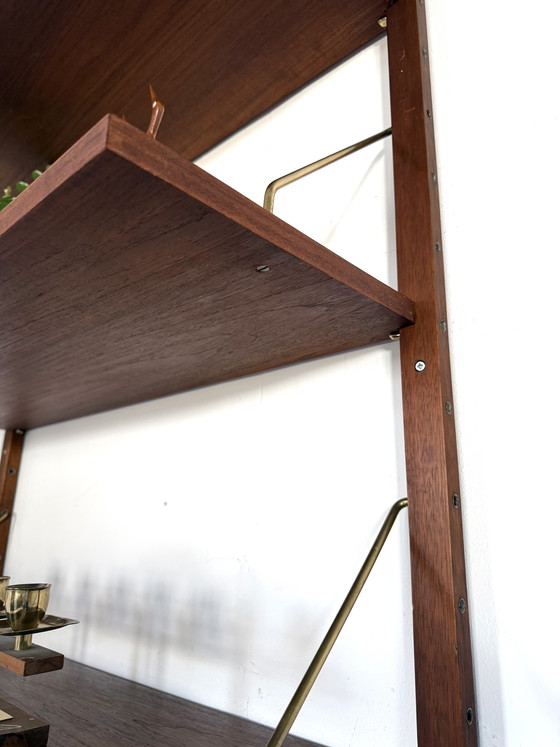 Image 1 of Sistema a parete vintage in teak, Poul Cadovius '60