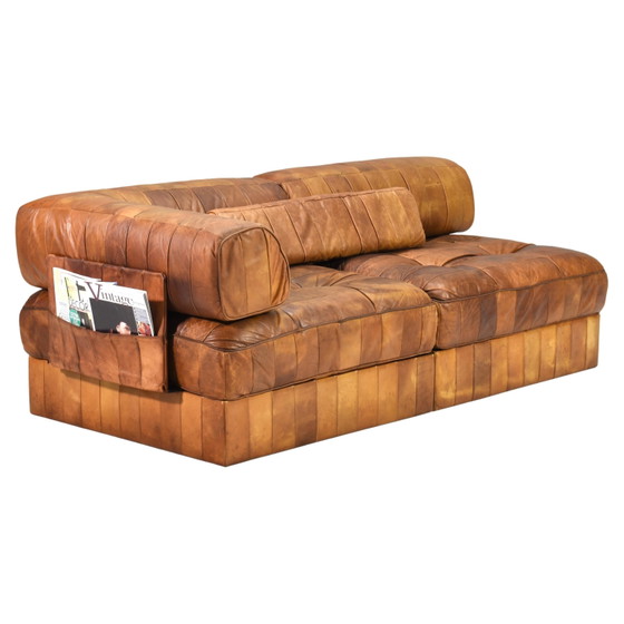 De Sede DS-88 Divano modulare Daybed in pelle Cognac Tan Svizzera, anni '70, Divani modulari, Marrone (foto 2 di 20)
