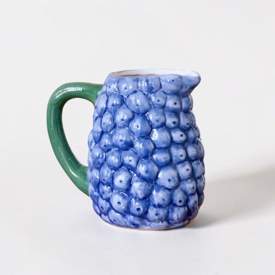 Image 1 of Trio di caraffe vintage in terracotta color mirtillo