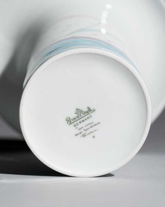 Image 1 of Rosenthal Tapio Wirkkala Dorothy Hafner Century New Wave Fruits Bowl & Vase Set