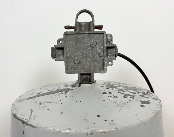 Image 1 of Lampada a sospensione industriale in alluminio pressofuso polacco di Mesko, anni '70