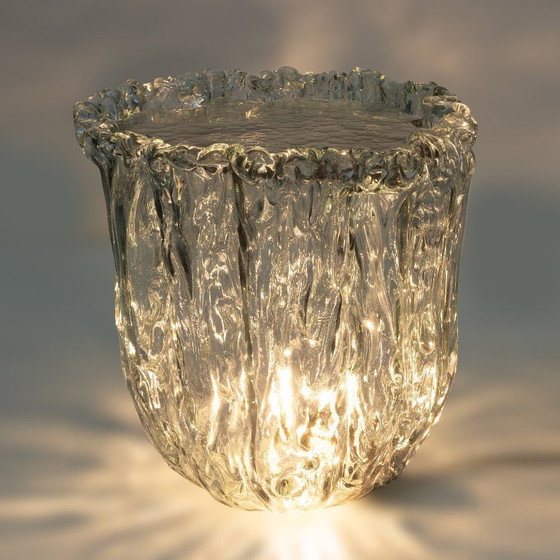 Image 1 of Coppia di tavolini in vetro di Murano color acquamarina di Tokujin Yoshioka