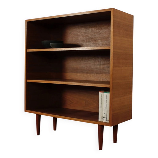 Vintage teakhouten boekenkast dressoir jaren 60 70
