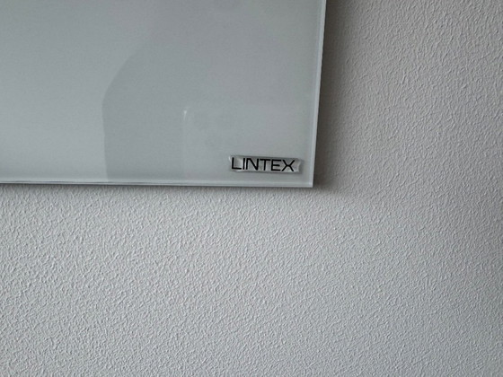 Image 1 of Pizarra blanca de vidrio LINTEX de 1 m x 2 m / pizarra blanca de diseño
