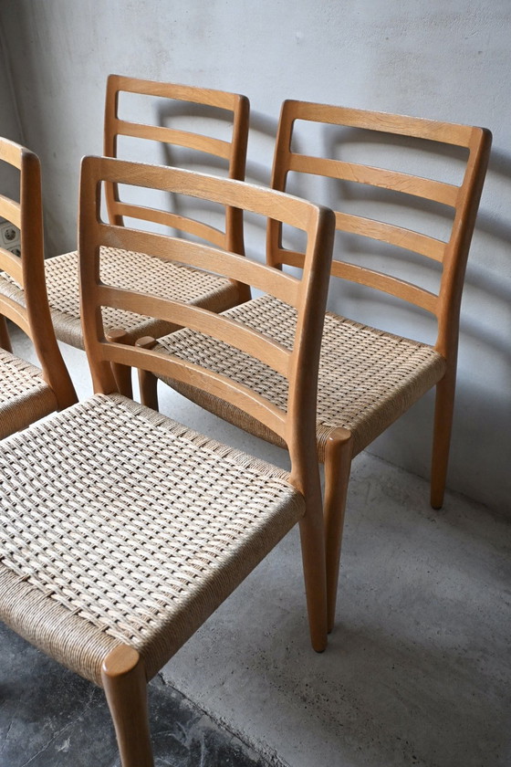 Danish Design Dining Chairs Niels Otto Møller Model 85 – Wood (photo 3 of 15)