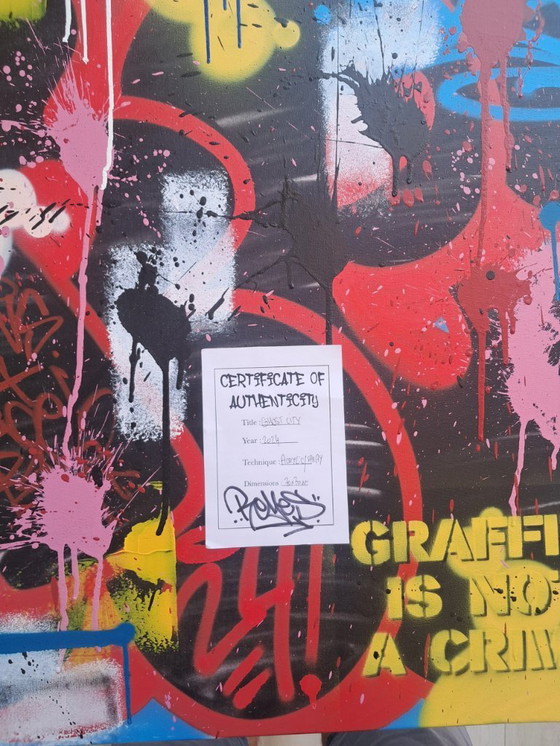 Image 1 of Matias MACHADO - Ghost City - Artist's painting