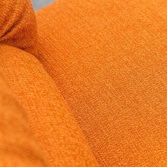 Fauteuil Lounge Vintage en Tissu Orange, Design Modernariato Années 70 – 1970 (photo 10 of 11)