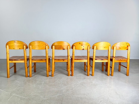 Image 1 of Set di 6 sedie Rainer Daumiller Sedia del Medioevo in pino vintage
