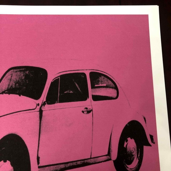 1990s After Andy Warhol Pink Lithograph "Numbered And Signed On Plate" Lithograph – Lithographs & prints (photo 9 of 11)