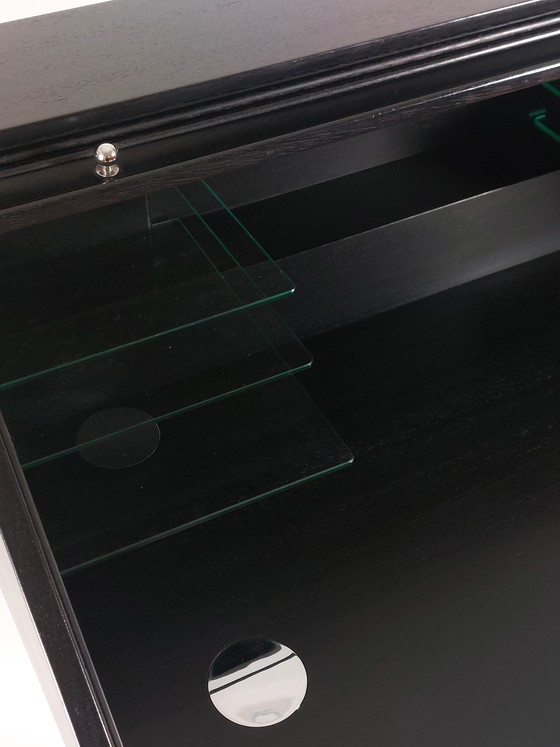 Image 1 of Excepcional escritorio secretario posmoderno de la colección Röthlisberger, diseñado por Hans Eichenberger.