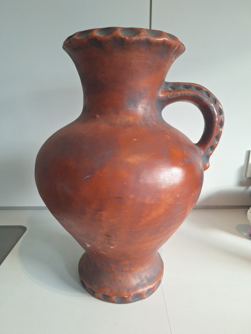 Terracotta vase