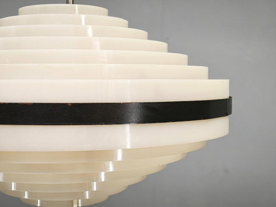 Image 1 of Pair of Czech Space Age UFO Pendant Lights, 1960s
