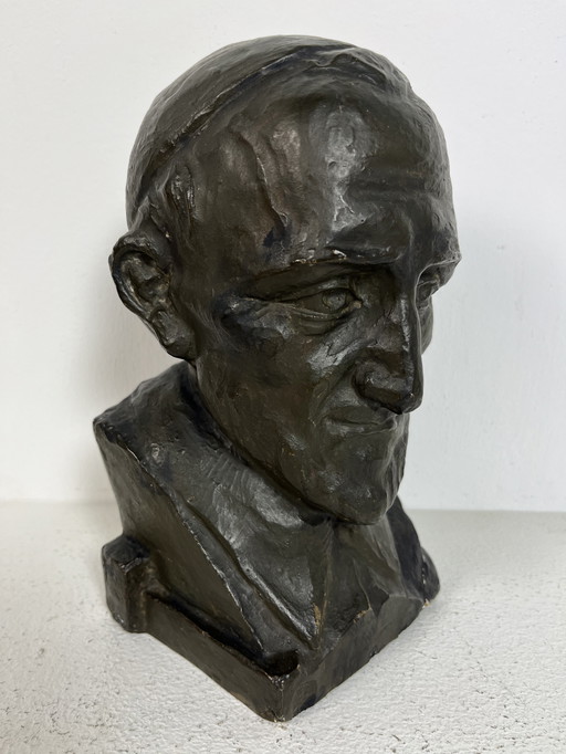 Art deco Jacob Jacco  Maris buste beeld beeldhouwer 