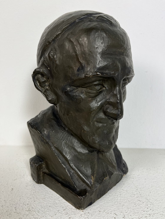 Image 1 of Scultura busto Art Deco Jacob Jacco Maris scultore