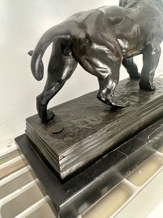 Image 1 of Lion en bronze 