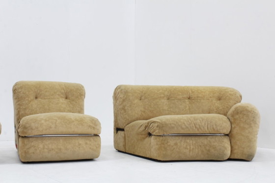 Divano modulare italiano vintage anni '70 – Divani modulari, Chrome (photo 6 of 10)