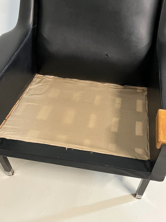 Image 1 of Set van twee Scandinavische loungestoelen, jaren 60