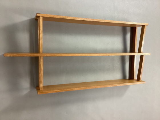 Image 1 of Fifties sixties wandrek vintage rek voor aan de muur