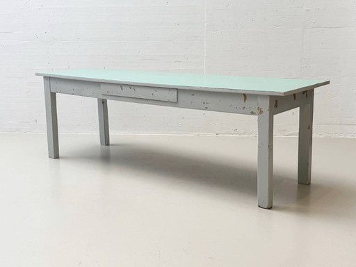 Swiss workbench with drawer, 1950s