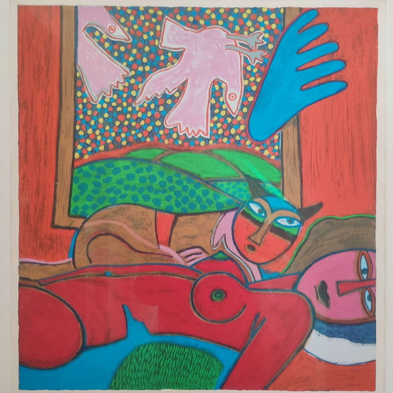 Sérigraphie Corneille, Lithographies et sérigraphies, Autre, Multicolore (photo 6 sur 8)