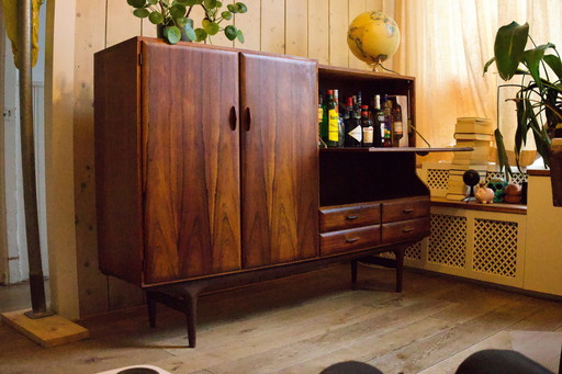 Danish Vintage Sideboard Highboard Rosewood