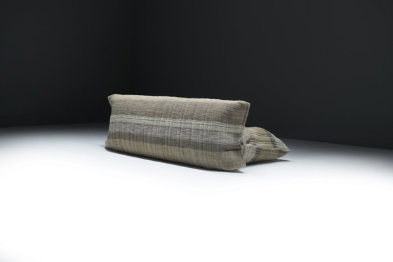 Image 1 of Prachtige YOKO + poef in nieuwe Jacquard wollen stof - Michel Ducaroy - Ligne Roset