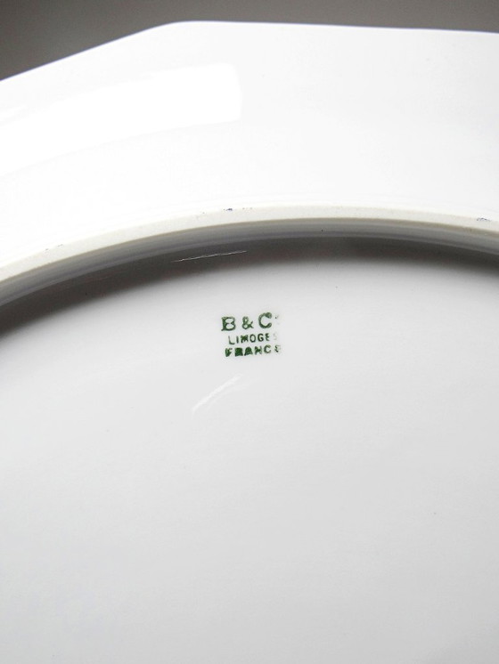 Image 1 of Bernardaud Limoges porcelain serving platter with floral decoration, 1920s-1950s