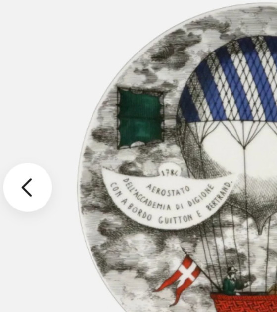 Image 1 of Fornasetti Porzellan Teller