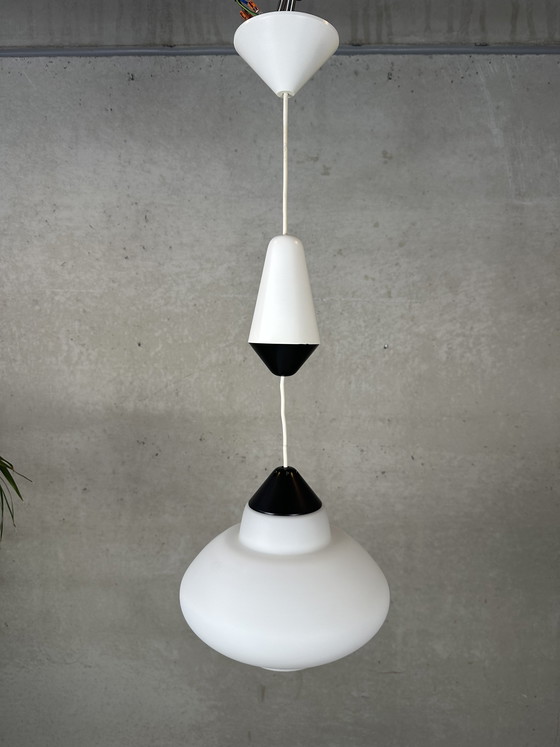 Image 1 of Vintage opaline hanglamp - Philips