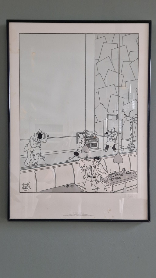 Cooles Vintage-Poster aus den 70ern von Joost de Swarte