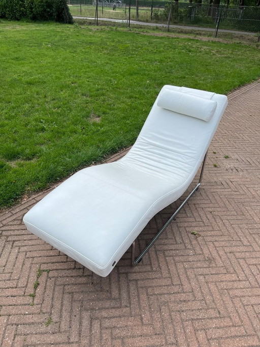 Rolf Benz daybed 680 wit leer