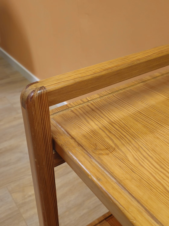 Image 1 of Carrello da portata vintage in opale, carrello per bevande, tavolino laterale