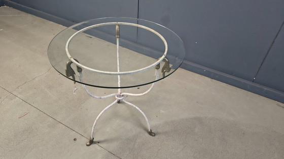 Image 1 of Mid century italian swan side table, 1970s 