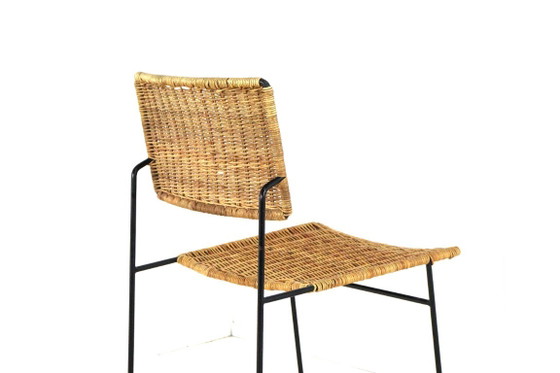 Maria Witzemann For Wilde Und Spieth SW88 Chair | 2 Pieces Available Vintage – Dining chairs, Metal, Wicker (photo 14 of 20)