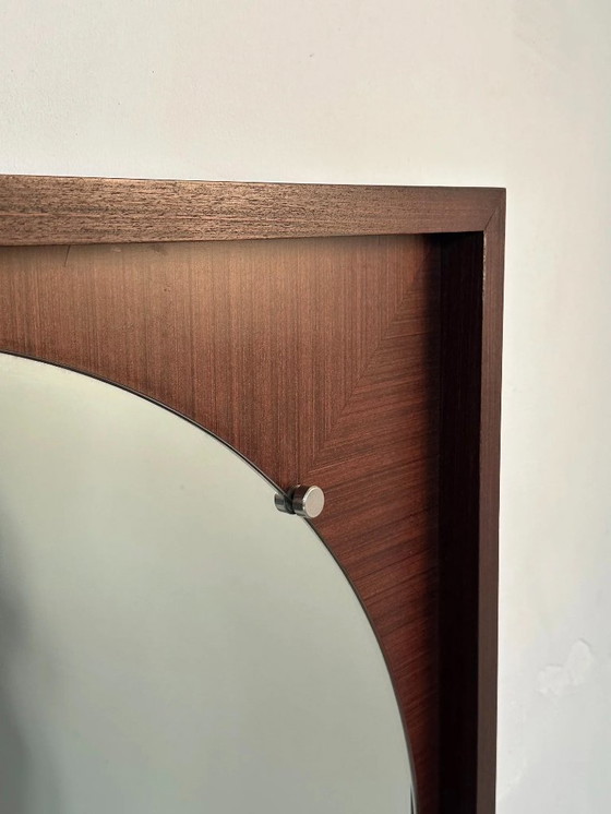 Image 1 of Miroir moderniste de Pieter De Bruyne pour V-Form, Belgique années 1960