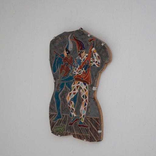 Italian Ceramic Wall Art by Matteo Limongelli, 1960s