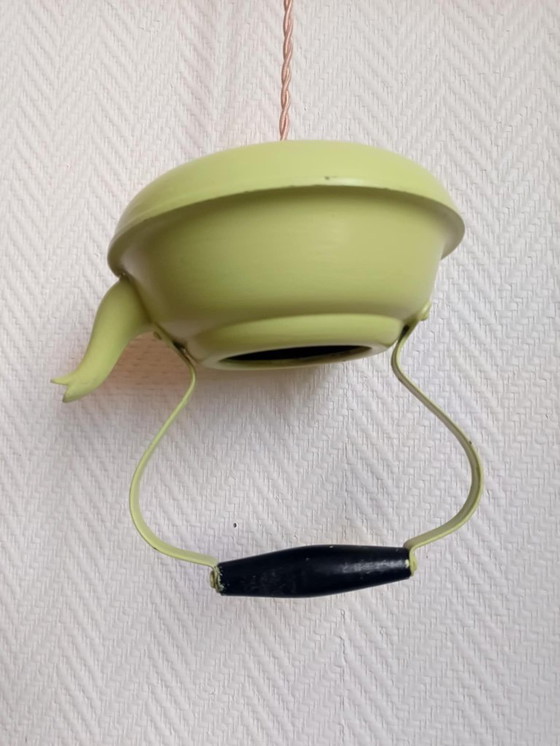 Image 1 of Vintage theepot hanglamp