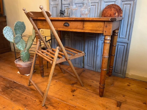 Image 1 of Small table Kitchen table Work table Side table French