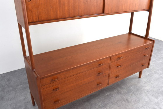 Image 1 of Credenza danesa Mid-Century modelo RY-20 de teca de Hans Wegner para Ry Møbler