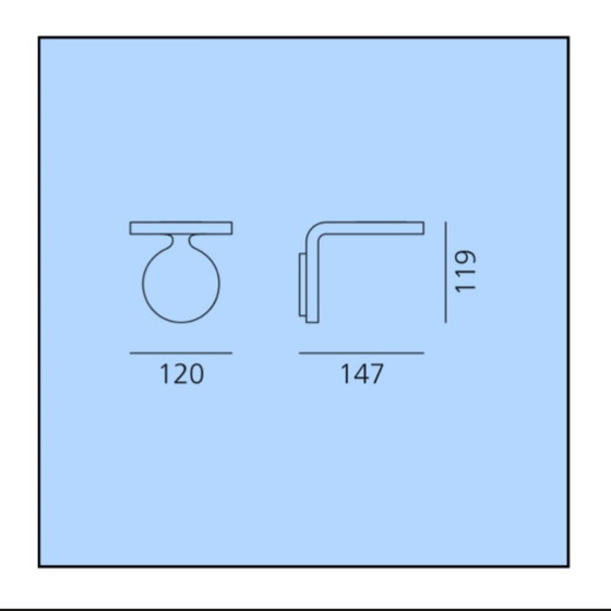Image 1 of 3 Artemide wall lamps Rea 12