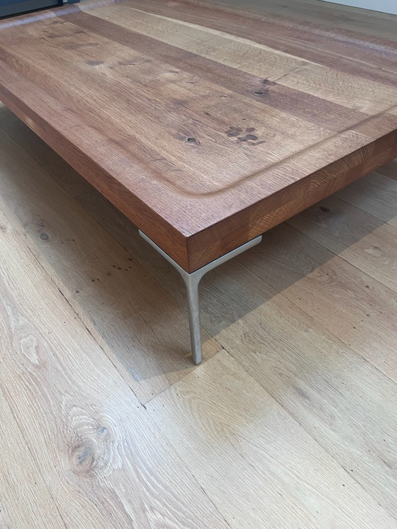 Tavolino da caffè Linteloo Bloq in rovere massiccio – Tavolini da caffè, Metallo, Legno (photo 4 of 8)