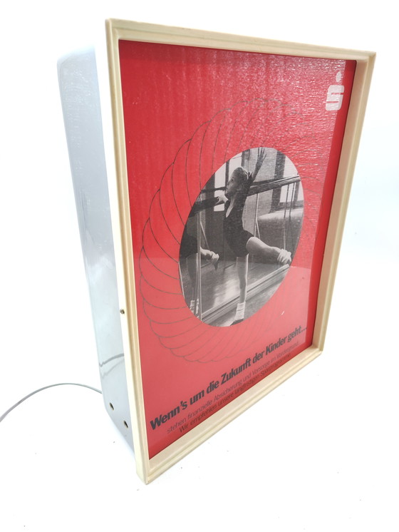 Image 1 of Sparkasse Vintage Neon Sign Germany Bank Advertising