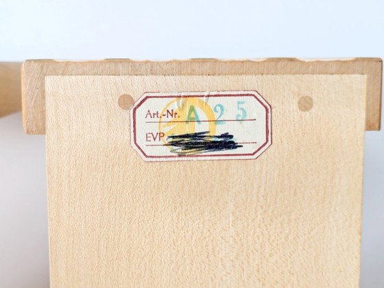 Image 1 of Paar hölzerne Buchstützen aus den 1950er Jahren | Mitte des Jahrhunderts Bauhaus-Stil | Deutschland