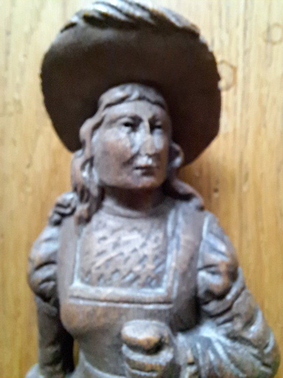 Sculpture en bois - H 30 cm – Wood (photo 4 of 5)