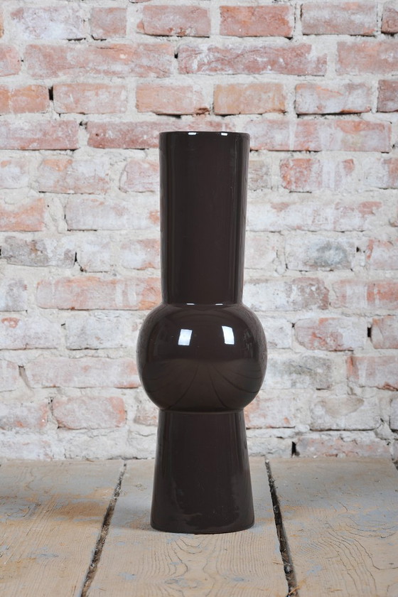 Original Mid-Century Vase, Ceramic, Well-Preserved Condition, Czech, 1960s (photo 3 of 9)