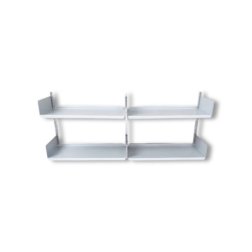 Étagère murale originale Dieter Rams 606 Vitsoe, design en aluminium, large