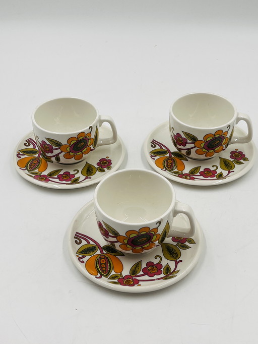 Set of 3 Bali Bosch cups