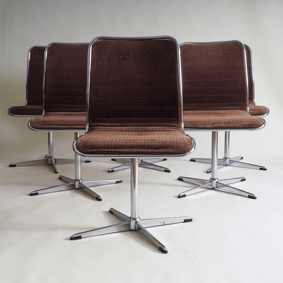 Image 1 of Set di 6 sedie girevoli di Tacke Sitzmöbel