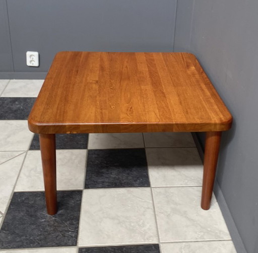Table carrée en teck de Glostup, Danemark, années 1970