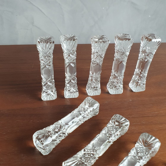 Image 1 of Crystal Knife Plates 10 Pieces